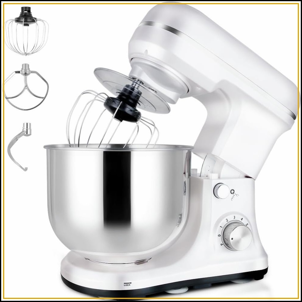 Stand Mixer Bowl - 5QT Stand Mixer 6 Speed Tilt-Head