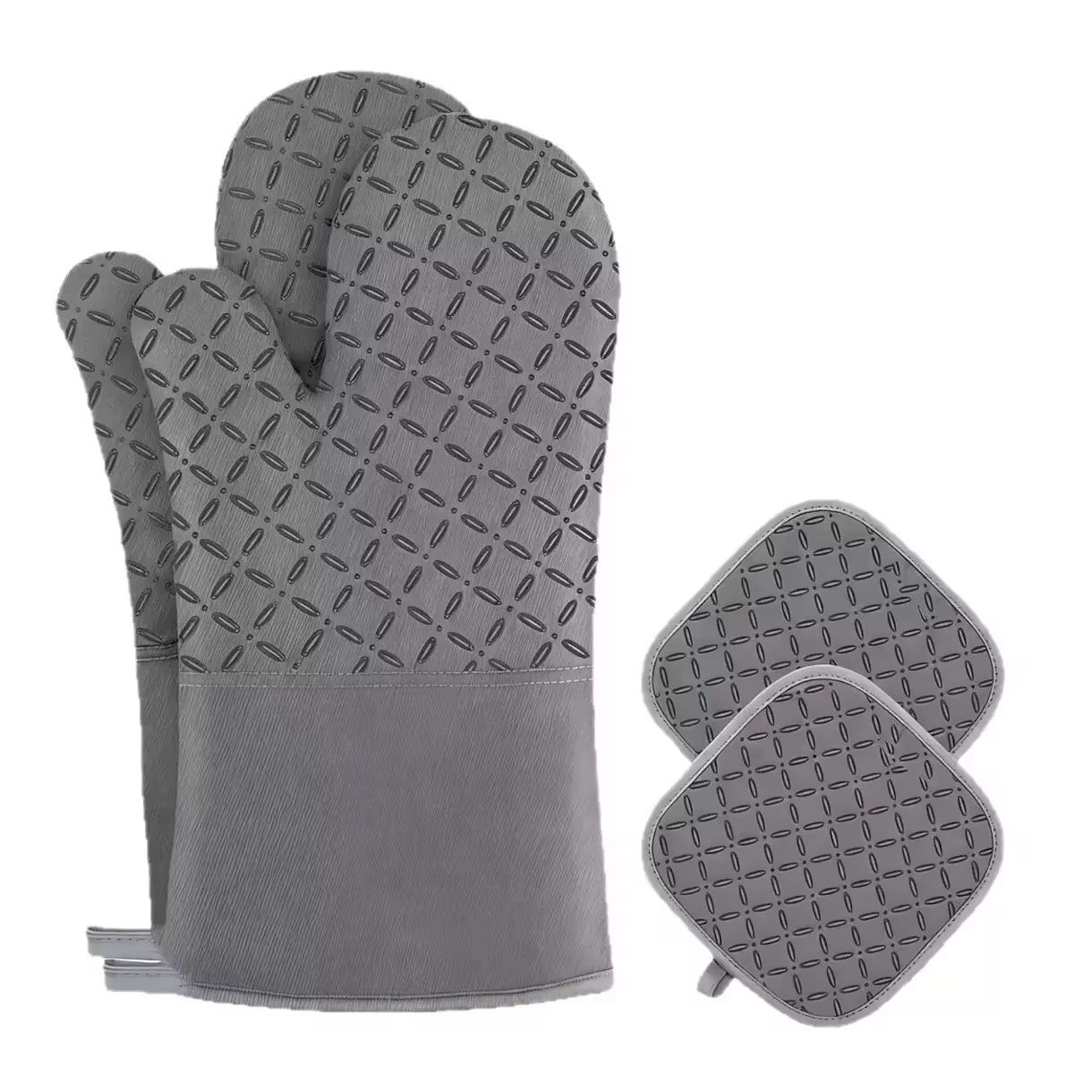 Kitchen Baking Rack - Oven Mitts and Pan Racks Extended