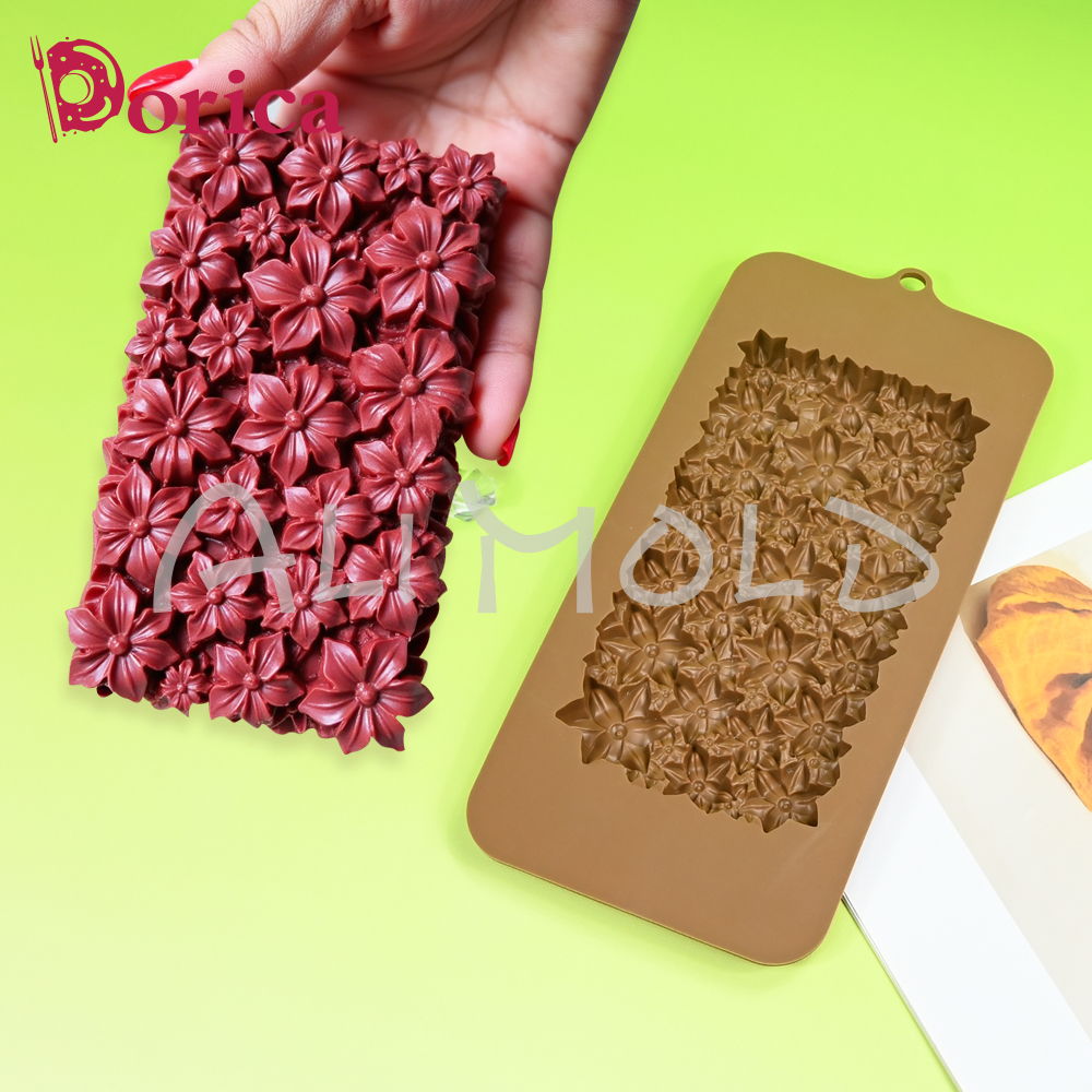 Kitchen Tools In Baking - Flower Silicone Chocolate Mold Homemade Bonbons