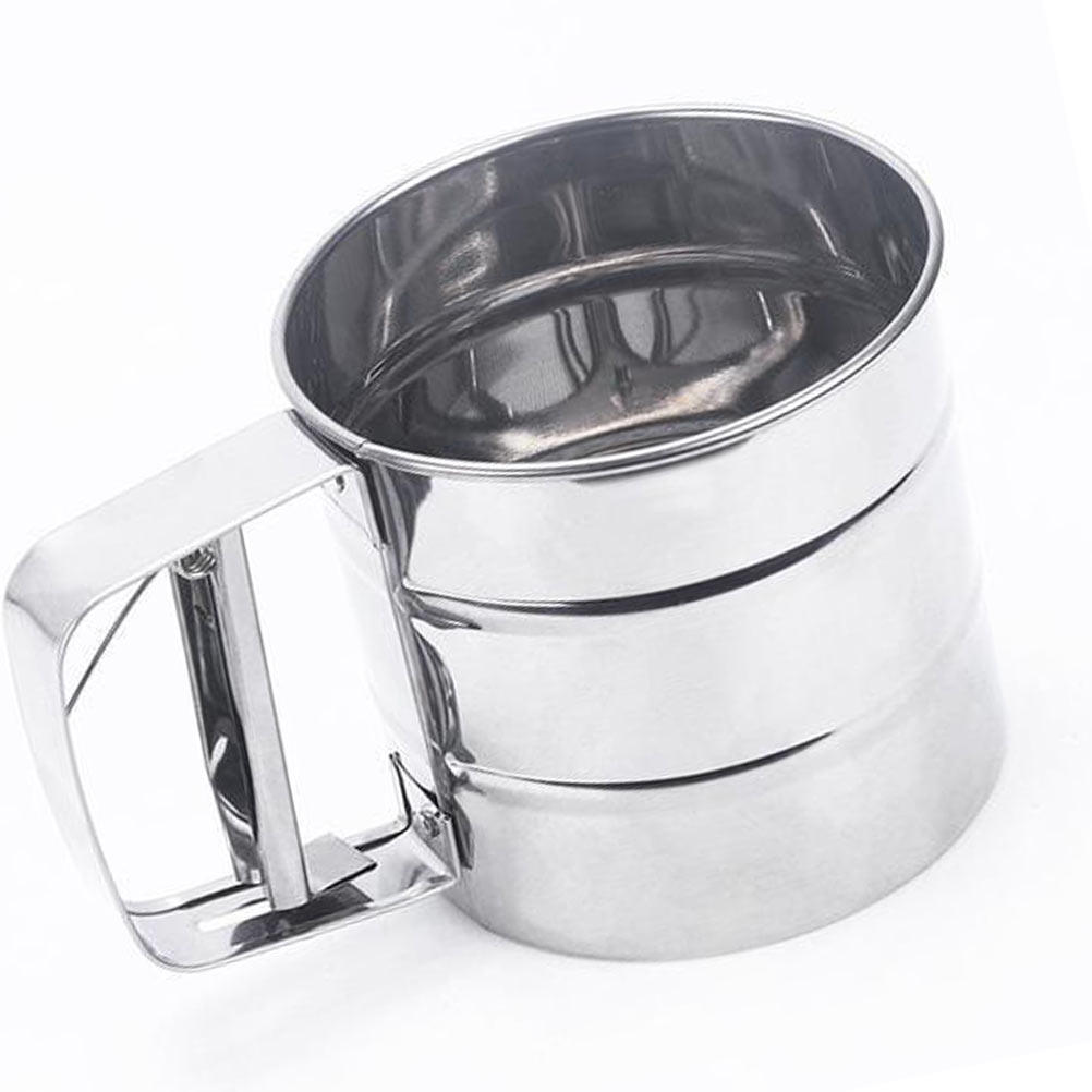 Baking Powder Kitchen - 1Pcs Stainless Steel Flour Sifter Cup