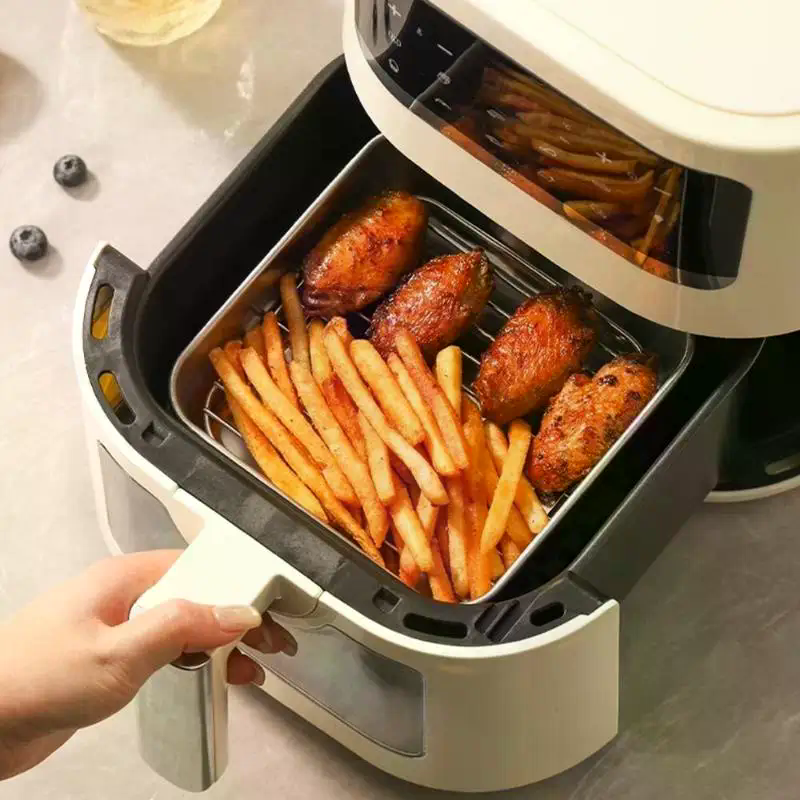 304 Stainless Steel Air Fryer  - Kitchen Baking Rack incelemesi ve fiyatı