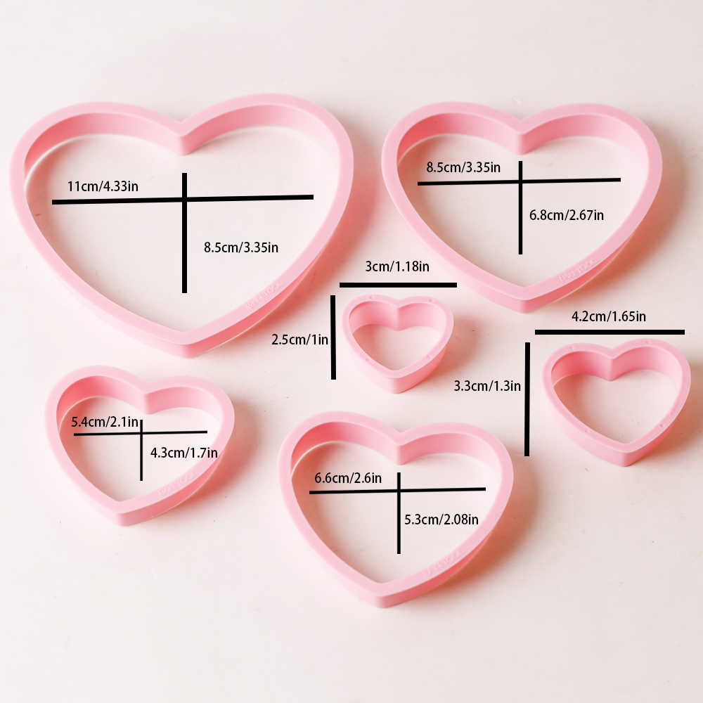 1set/3sets Pink Heart Star Flo - Kitchen Baking Utensil incelemesi ve fiyatı