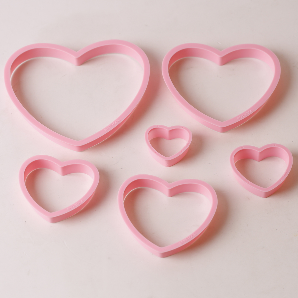 1set/3sets Pink Heart Star Flo - Kitchen Baking Utensil incelemesi ve fiyatı