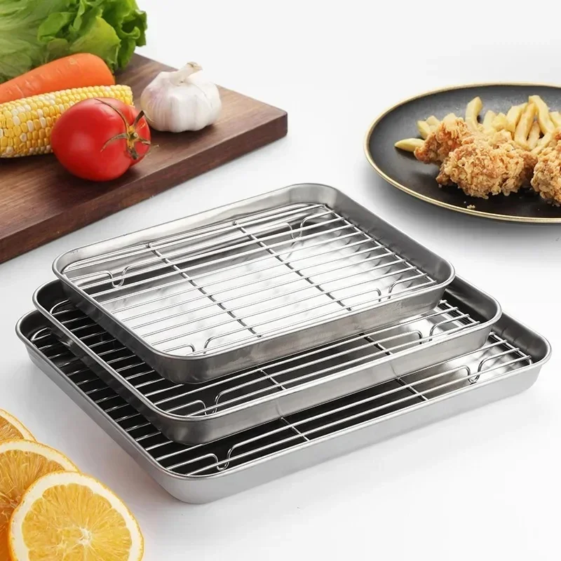 Stainless Steel Baking Pan Tra - Kitchen Baking Rack incelemesi ve fiyatı