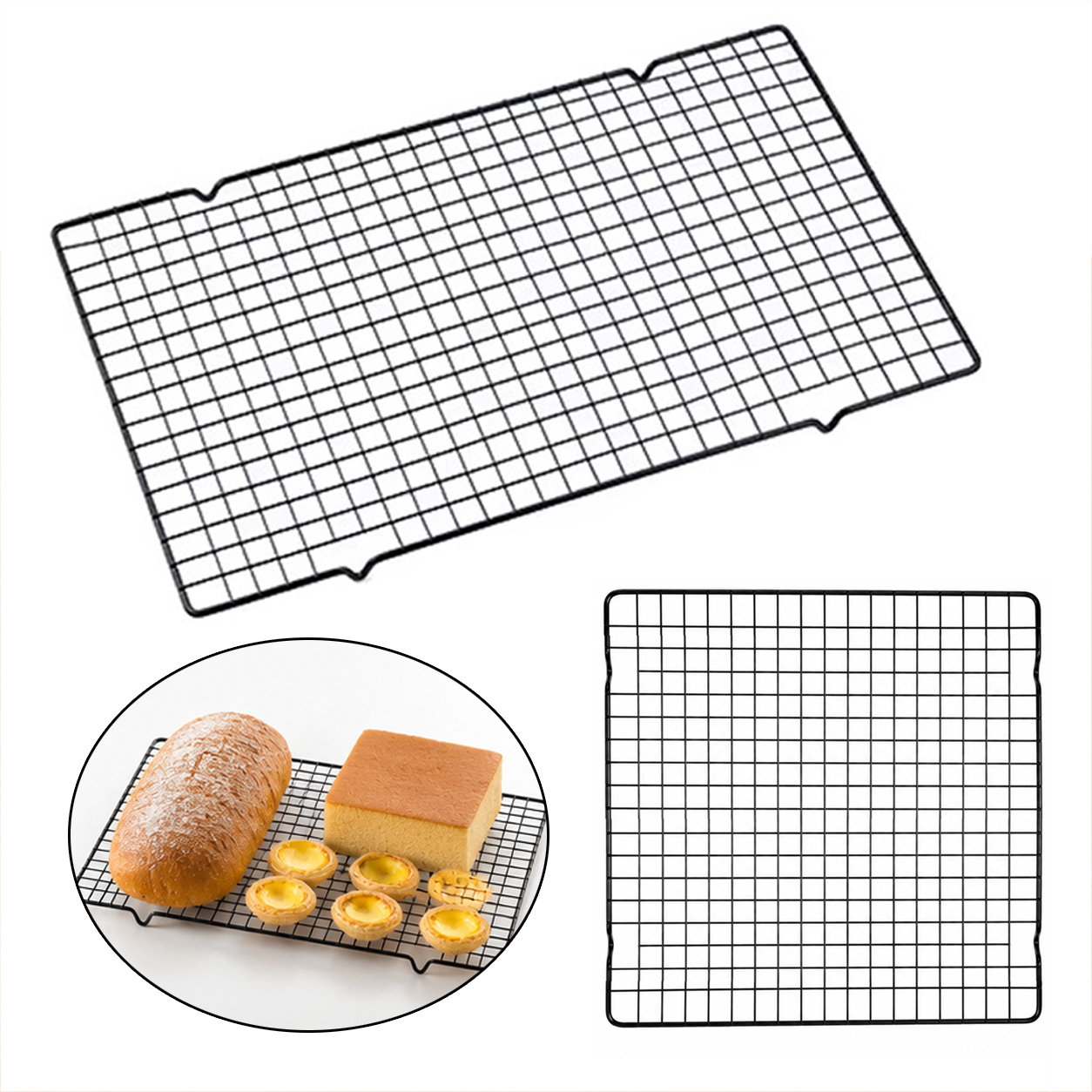 1/2pcs Cake Cooling Rack Small - Kitchen Baking Rack incelemesi ve fiyatı
