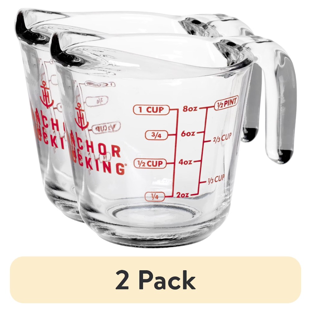 2-Pack Glass Measuring Cups Se - Kitchen Baking Set incelemesi ve fiyatı