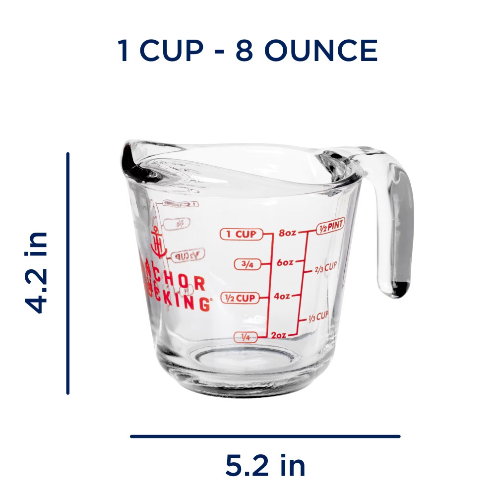 2-Pack Glass Measuring Cups Se - Kitchen Baking Set incelemesi ve fiyatı