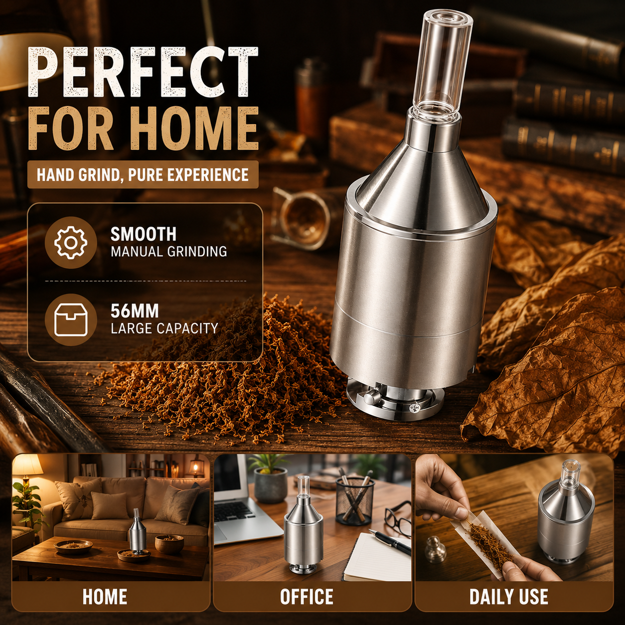 56mm Large Hand Metal Powder G - Baking Powder Kitchen incelemesi ve fiyatı