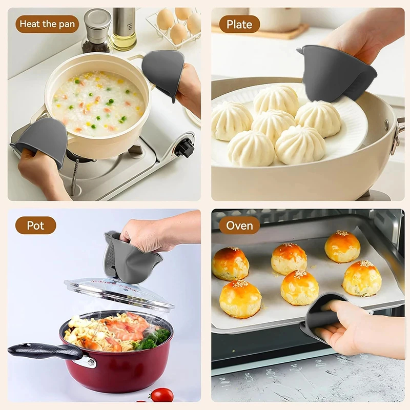 2pcs Mini Oven Gloves Silicone - Kitchen Baking Rack incelemesi ve fiyatı