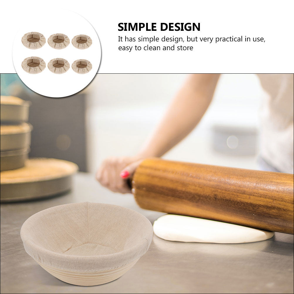 6Pcs Bread Basket Liners Cotto - Kitchen Tools In Baking incelemesi ve fiyatı