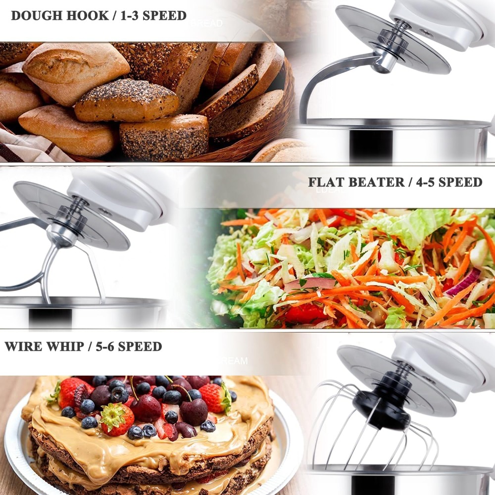 5QT Stand Mixer 6 Speed Tilt-H - Stand Mixer Bowl incelemesi ve fiyatı