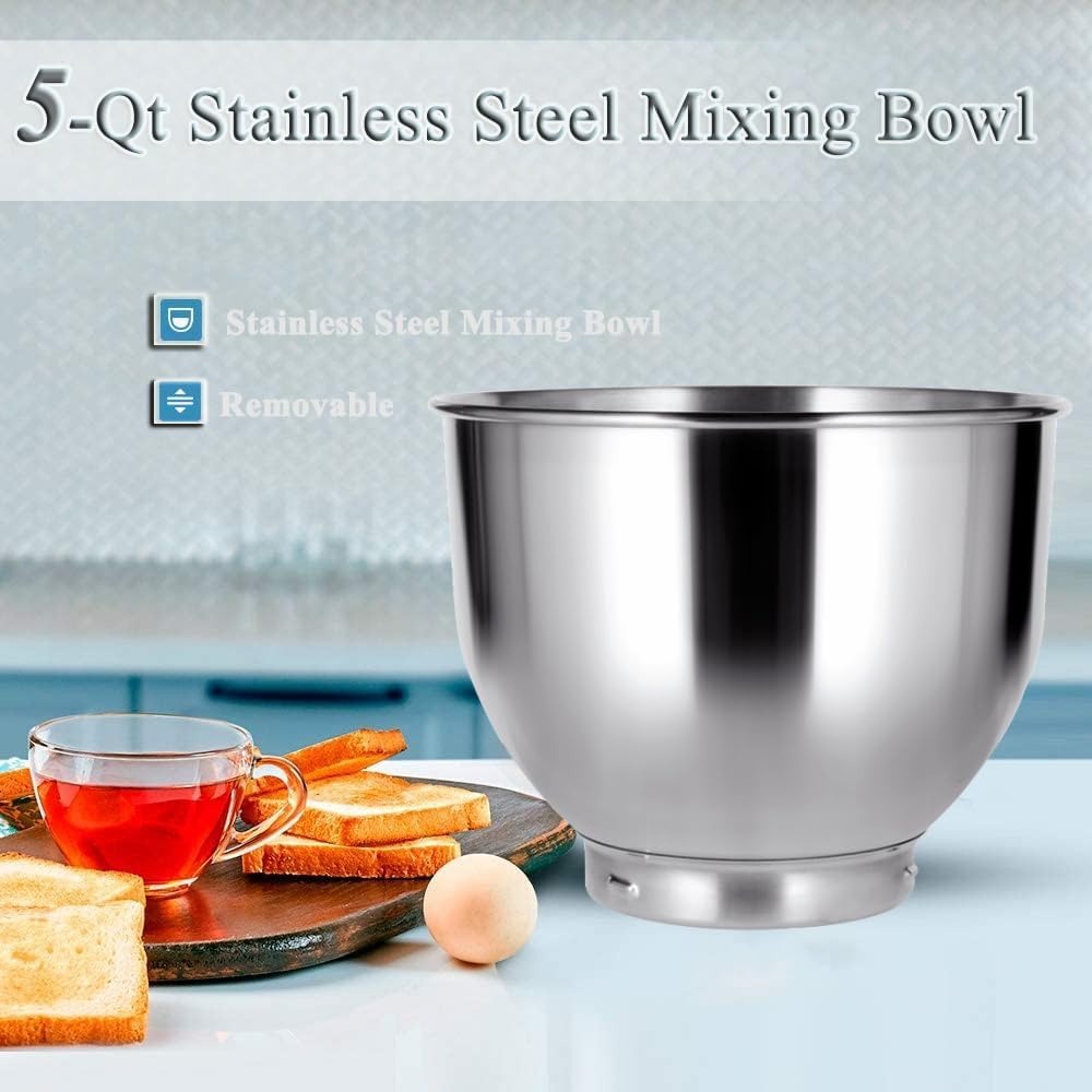 5QT Stand Mixer 6 Speed Tilt-H - Stand Mixer Bowl incelemesi ve fiyatı