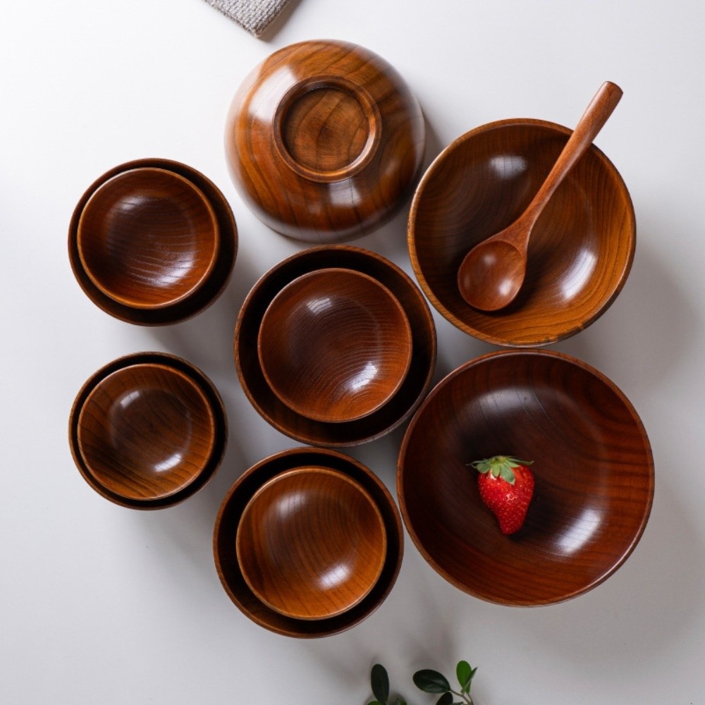 New Japanese Style Wooden Bowl - Stand Mixer Bowl incelemesi ve fiyatı