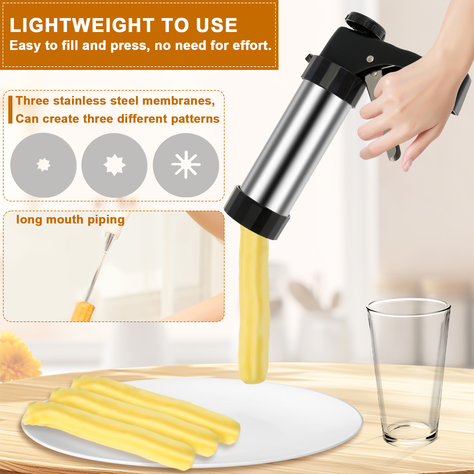 Churrera Churro Maker Machine  - Kitchen Baking Set incelemesi ve fiyatı