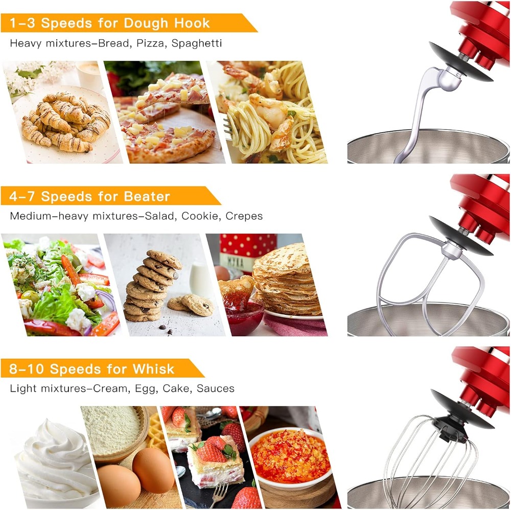 7.5 QT Stand Food Mixer, 10-Sp - Stand Mixer Bowl incelemesi ve fiyatı