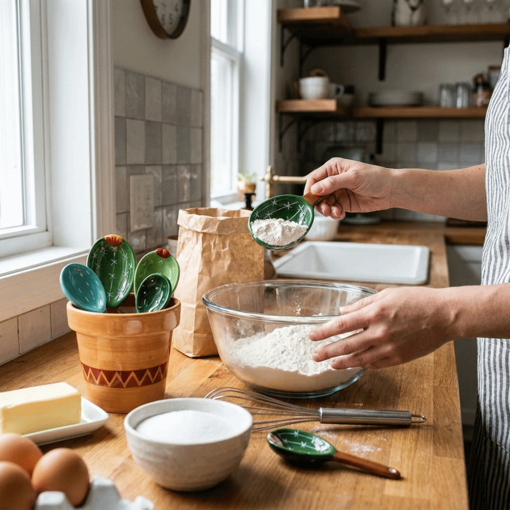 Flower Pot Ceramic Measuring S - Baking Powder Kitchen incelemesi ve fiyatı