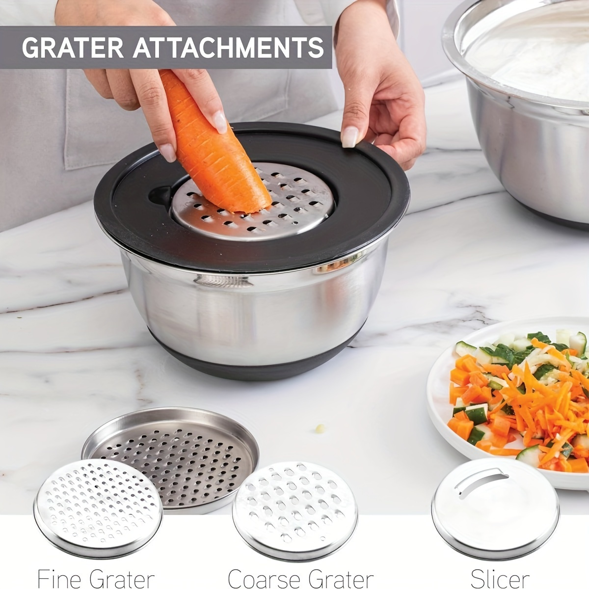 8pcs Mixing Bowls with Airtigh - Stand Mixer Bowl incelemesi ve fiyatı