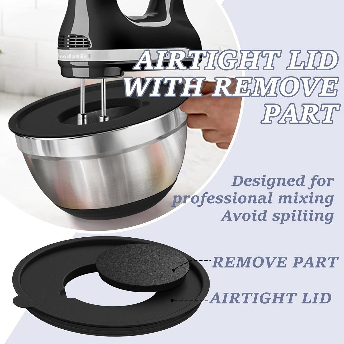 8pcs Mixing Bowls with Airtigh - Stand Mixer Bowl incelemesi ve fiyatı