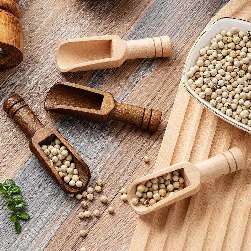 2/5PCS Wooden Coffee Scoop Set - Baking Powder Kitchen incelemesi ve fiyatı