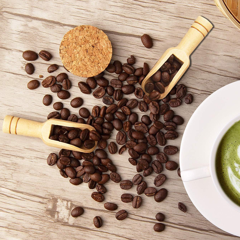 2/5PCS Wooden Coffee Scoop Set - Baking Powder Kitchen incelemesi ve fiyatı