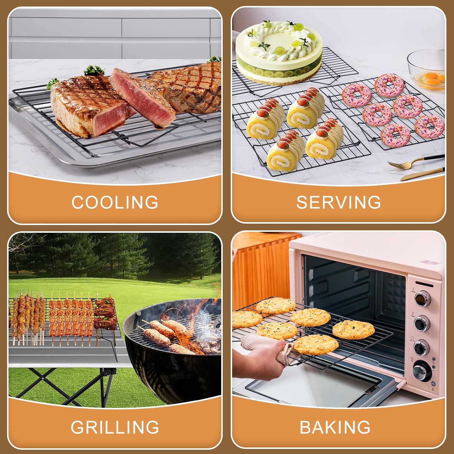 3-Tier Cooling Racks, Stackabl - Kitchen Baking Rack incelemesi ve fiyatı