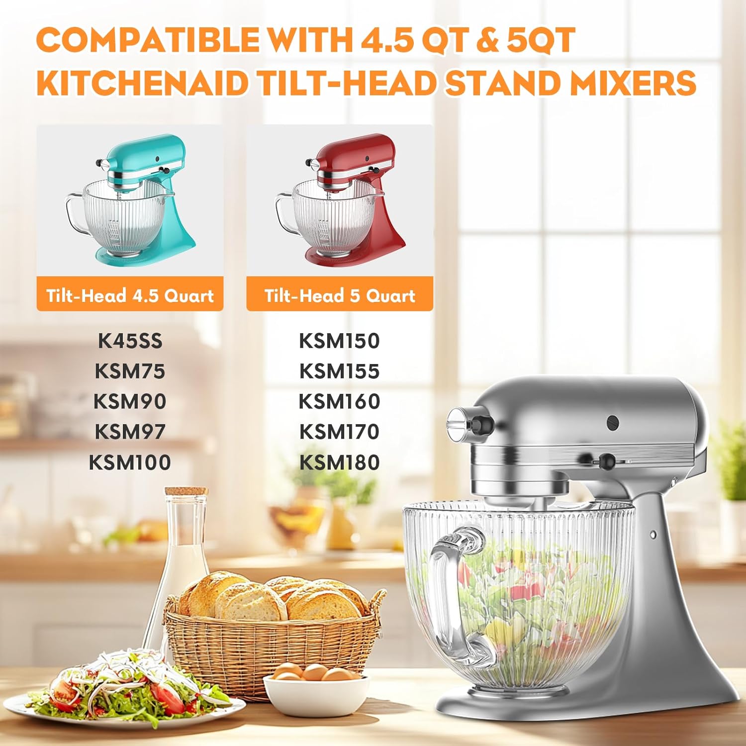 GVODE Glass Bowl for Kitchenai - Stand Mixer Bowl incelemesi ve fiyatı