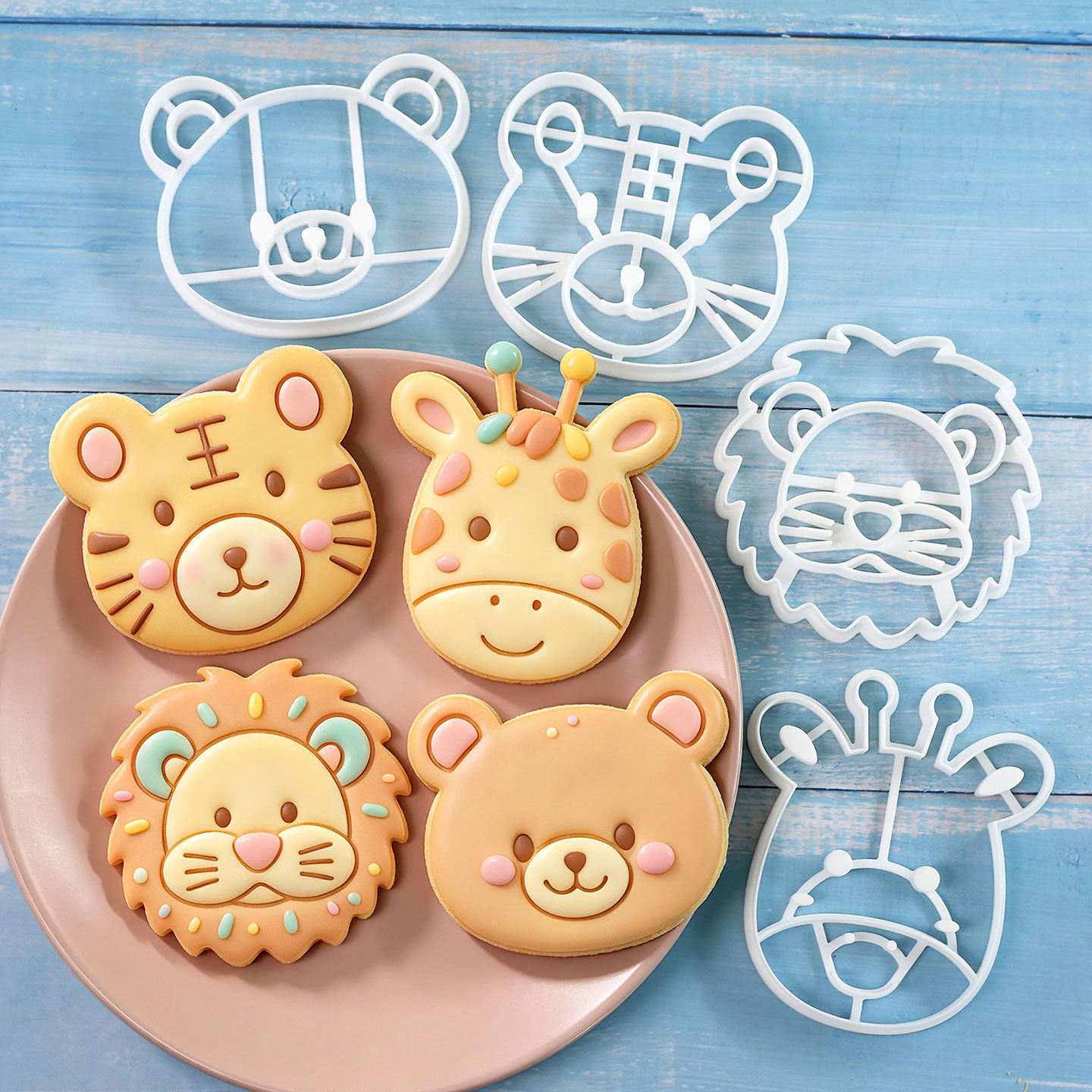 4 Pcs Animal Cookie Cutters Se - Kitchen Baking Set incelemesi ve fiyatı