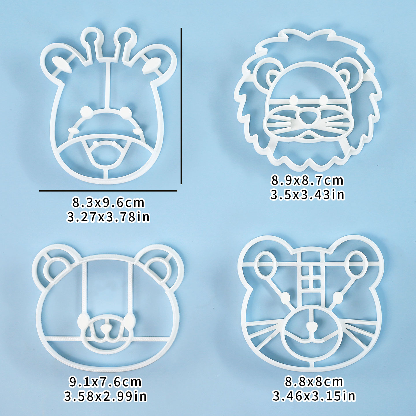 4 Pcs Animal Cookie Cutters Se - Kitchen Baking Set incelemesi ve fiyatı