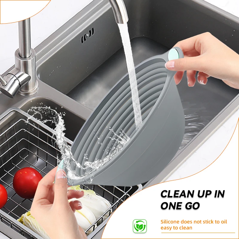1PC Silicone Foldable Banneton - Kitchen Tools In Baking incelemesi ve fiyatı