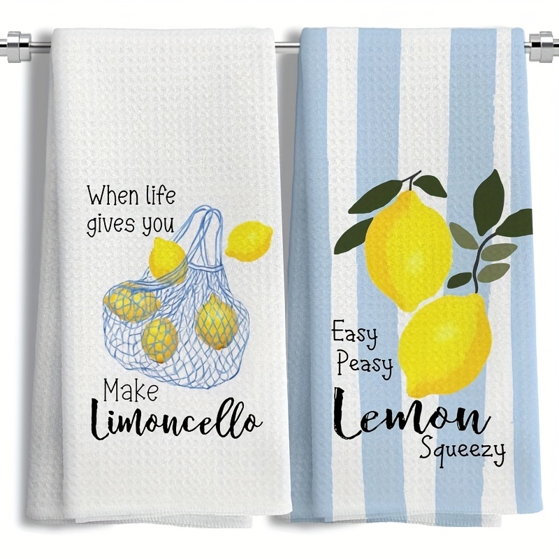 2Pcs, Lemon Mesh Kitchen Towel - Kitchen Baking Set incelemesi ve fiyatı