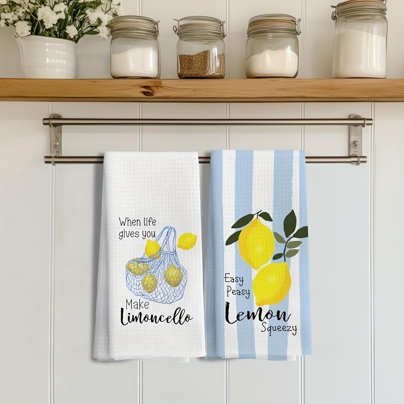2Pcs, Lemon Mesh Kitchen Towel - Kitchen Baking Set incelemesi ve fiyatı