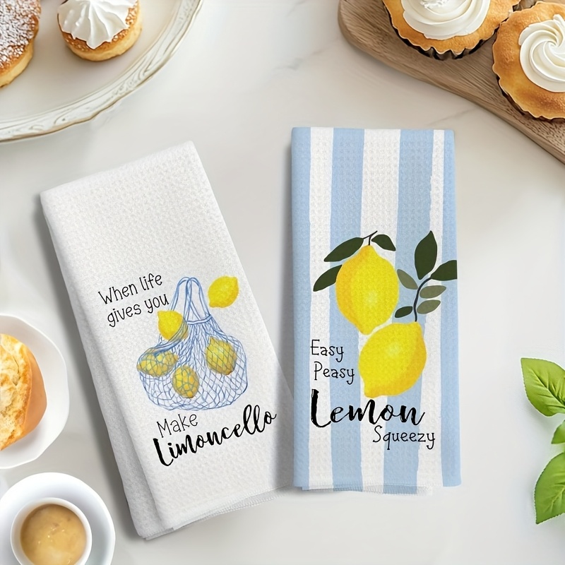 2Pcs, Lemon Mesh Kitchen Towel - Kitchen Baking Set incelemesi ve fiyatı
