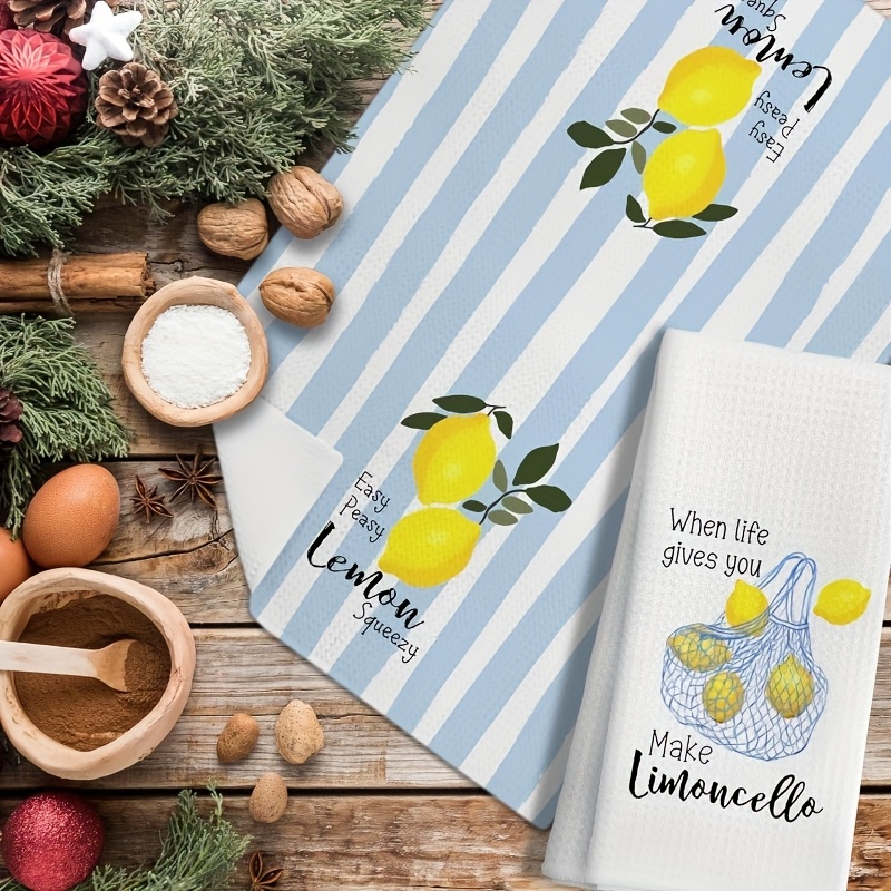2Pcs, Lemon Mesh Kitchen Towel - Kitchen Baking Set incelemesi ve fiyatı