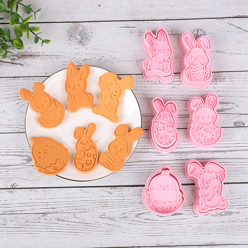 6pcs/Set Easter Bunny Cookie C - Kitchen Baking Set incelemesi ve fiyatı
