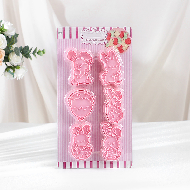 6pcs/Set Easter Bunny Cookie C - Kitchen Baking Set incelemesi ve fiyatı