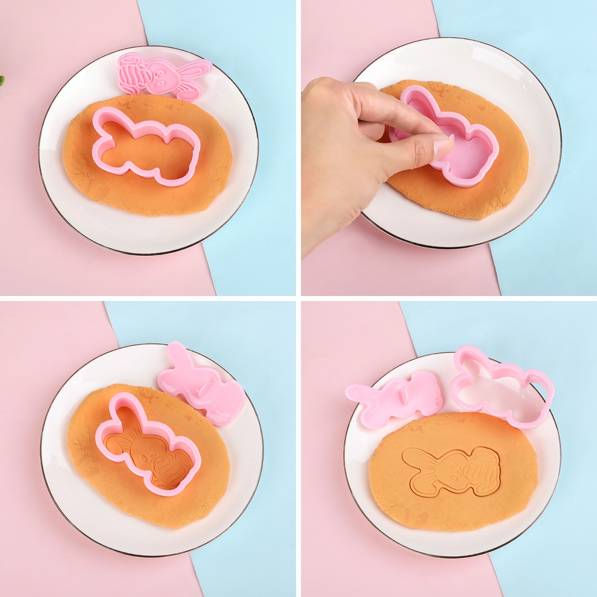 6pcs/Set Easter Bunny Cookie C - Kitchen Baking Set incelemesi ve fiyatı