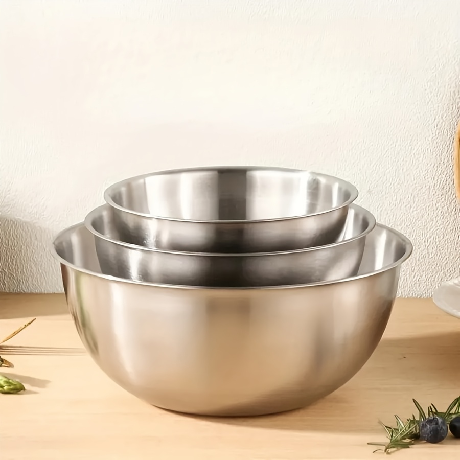 3pcs Stainless Steel Salad Bow - Kitchen Baking Set incelemesi ve fiyatı